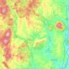 Carte topographique Black River, altitude, relief