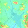 Carte topographique The Koilsagar Reservoir, altitude, relief