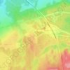 Carte topographique Крутая Гора, altitude, relief