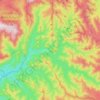 Carte topographique Reefton, altitude, relief