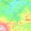 Carte topographique Amoucha, altitude, relief
