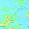 Carte topographique Ampangabe, altitude, relief