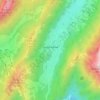 Carte topographique Sainte-Reine, altitude, relief