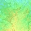 Carte topographique Alphen, altitude, relief