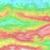 Carte topographique Soulce, altitude, relief