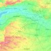 Carte topographique Dhule, altitude, relief