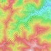 Carte topographique Trattenbach, altitude, relief