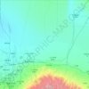Carte topographique 阜康市 فۇكاڭ شەھىرى, altitude, relief