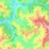 Carte topographique Dungeshwor, altitude, relief