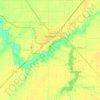Carte topographique Taylorville, altitude, relief