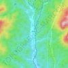 Carte topographique Индюк, altitude, relief