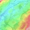 Carte topographique Olyphant, altitude, relief