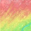 Carte topographique Town of Dairyland, altitude, relief