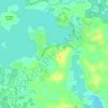 Carte topographique Дрисвяты, altitude, relief