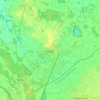 Carte topographique Spelle, altitude, relief