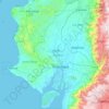 Carte topographique Guayas, altitude, relief