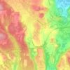 Carte topographique Alzate Brianza, altitude, relief