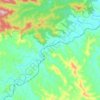 Carte topographique Bulliac, altitude, relief