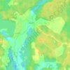 Carte topographique Подбершты, altitude, relief