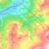 Carte topographique Ried-Brig, altitude, relief