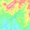 Carte topographique Frailes, altitude, relief