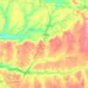 Carte topographique Cherry Township, altitude, relief