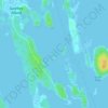 Carte topographique St. Helena Island, altitude, relief