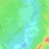 Carte topographique Canet, altitude, relief