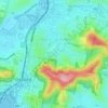 Carte topographique North Gosford, altitude, relief