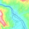 Carte topographique Clearwater River, altitude, relief