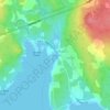 Carte topographique River Basin, altitude, relief