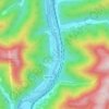 Carte topographique West Logan, altitude, relief