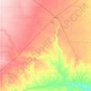 Carte topographique Hartley County, altitude, relief