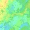 Carte topographique Ульяновичи, altitude, relief