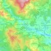 Carte topographique Erbendorf, altitude, relief