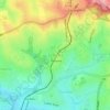 Carte topographique Telopea, altitude, relief