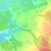 Carte topographique Ковалёво, altitude, relief