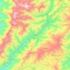 Carte topographique Versalles, altitude, relief