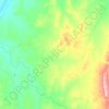 Carte topographique Bournewood, altitude, relief