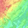 Carte topographique Saint-Thomas, altitude, relief