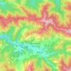 Carte topographique Boussenac, altitude, relief