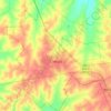 Carte topographique Crespo, altitude, relief