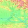 Carte topographique Batman, altitude, relief