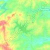 Carte topographique Lake Tansi, altitude, relief