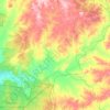 Carte topographique Mendooran, altitude, relief
