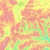 Carte topographique 娘热乡, altitude, relief