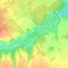Carte topographique бывшее Кандинское водохранилище, altitude, relief