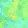 Carte topographique Новый Свет, altitude, relief