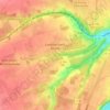 Carte topographique Caorches-Saint-Nicolas, altitude, relief