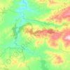 Carte topographique Ain Soltane, altitude, relief